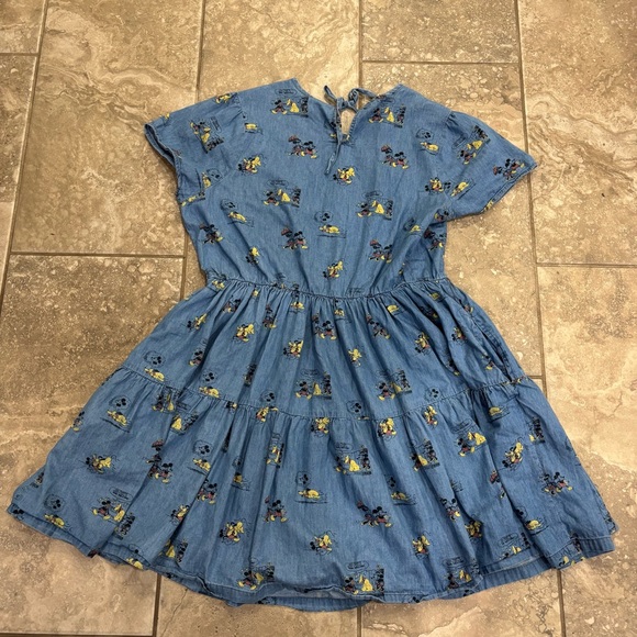 Disney Her Universe Mickey & Friends Chambray Dress Adults Blue Size XL - Picture 7 of 15
